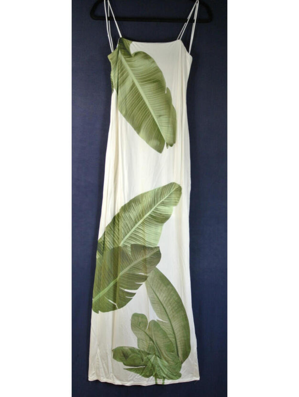 NEW,  Alice + Olivia Fifi Leaf Maxi Dress in Jungle Palm Off White Sz 8 #MD1766 - Picture 5 of 9
